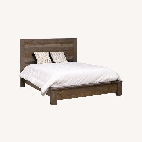 Used Loft Brown Queen Platform Bed for sale on AptDeco