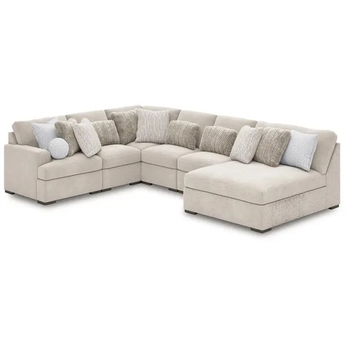 Used Cuddle Plush 6-piece Sectional With Chaise for sale on AptDeco