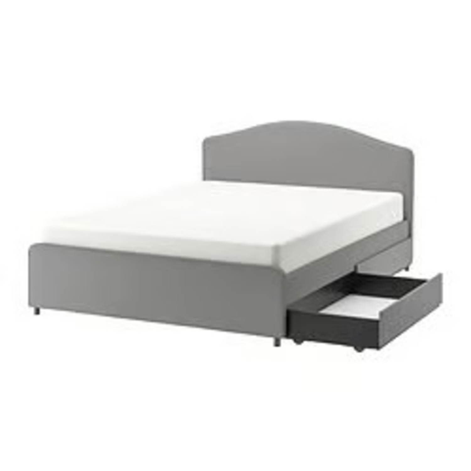 IKEA HAUGA Upholstered Bed Frame - image-2