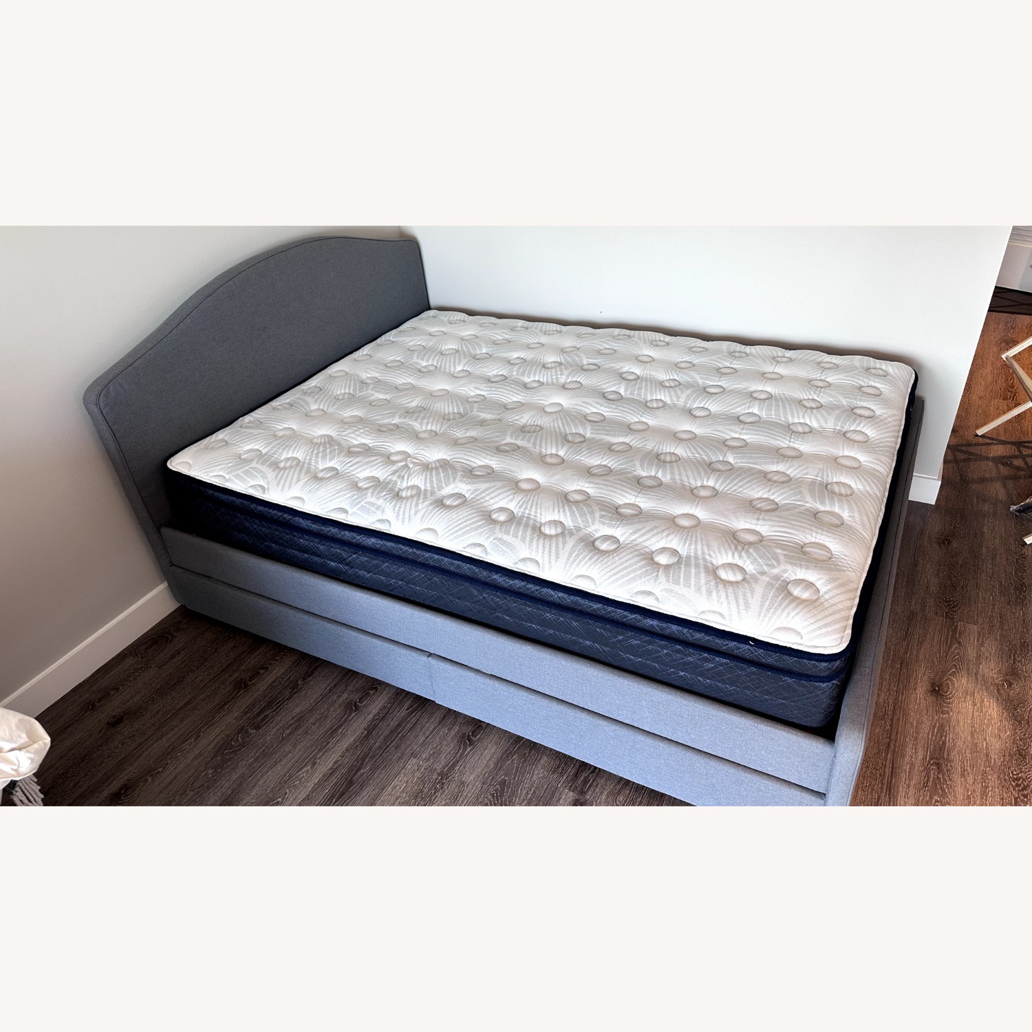 IKEA HAUGA Upholstered Bed Frame - image-3