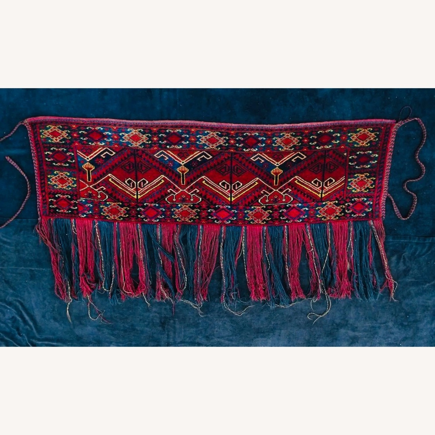 Vintage / Antique Afghan Wall Hanging  - image-2