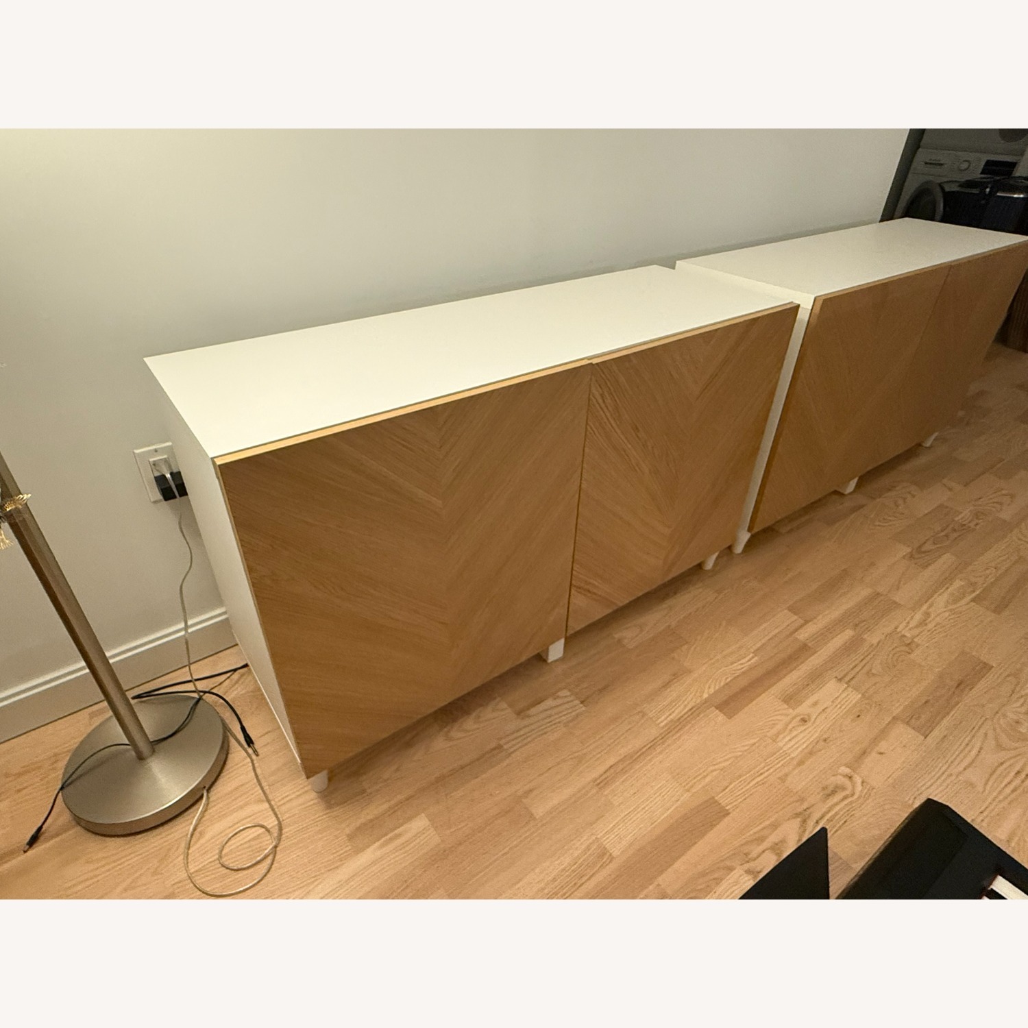 IKEA BESTA Sideboard W HEDEVIKEN Door - image-2