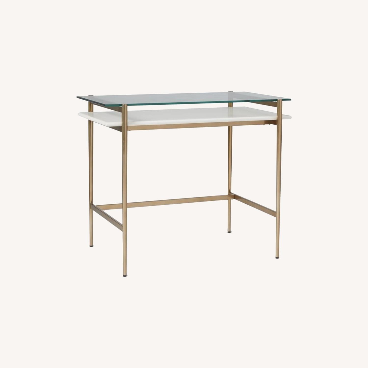 West Elm Mid-Century Art Display Mini Desk (36") - image-0