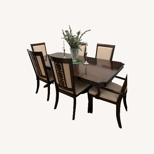Used Dark Cherry Wood Table for sale on AptDeco