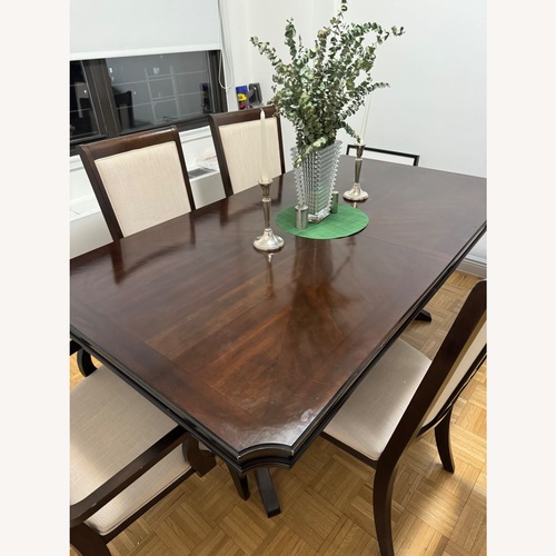 Used Dark Cherry Wood Table for sale on AptDeco