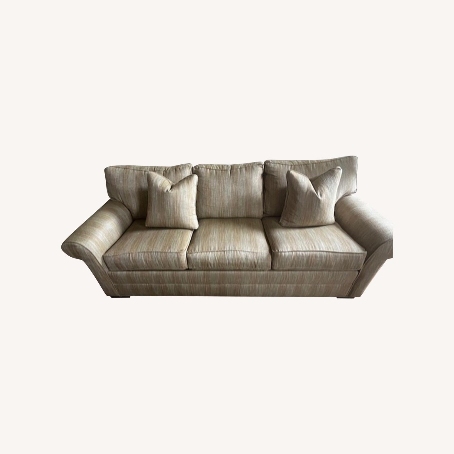 Ethan Allen Three Cushion Queen Sleeper - image-0