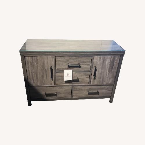 Used Bainbridge Server W Glass Top Buffet for sale on AptDeco