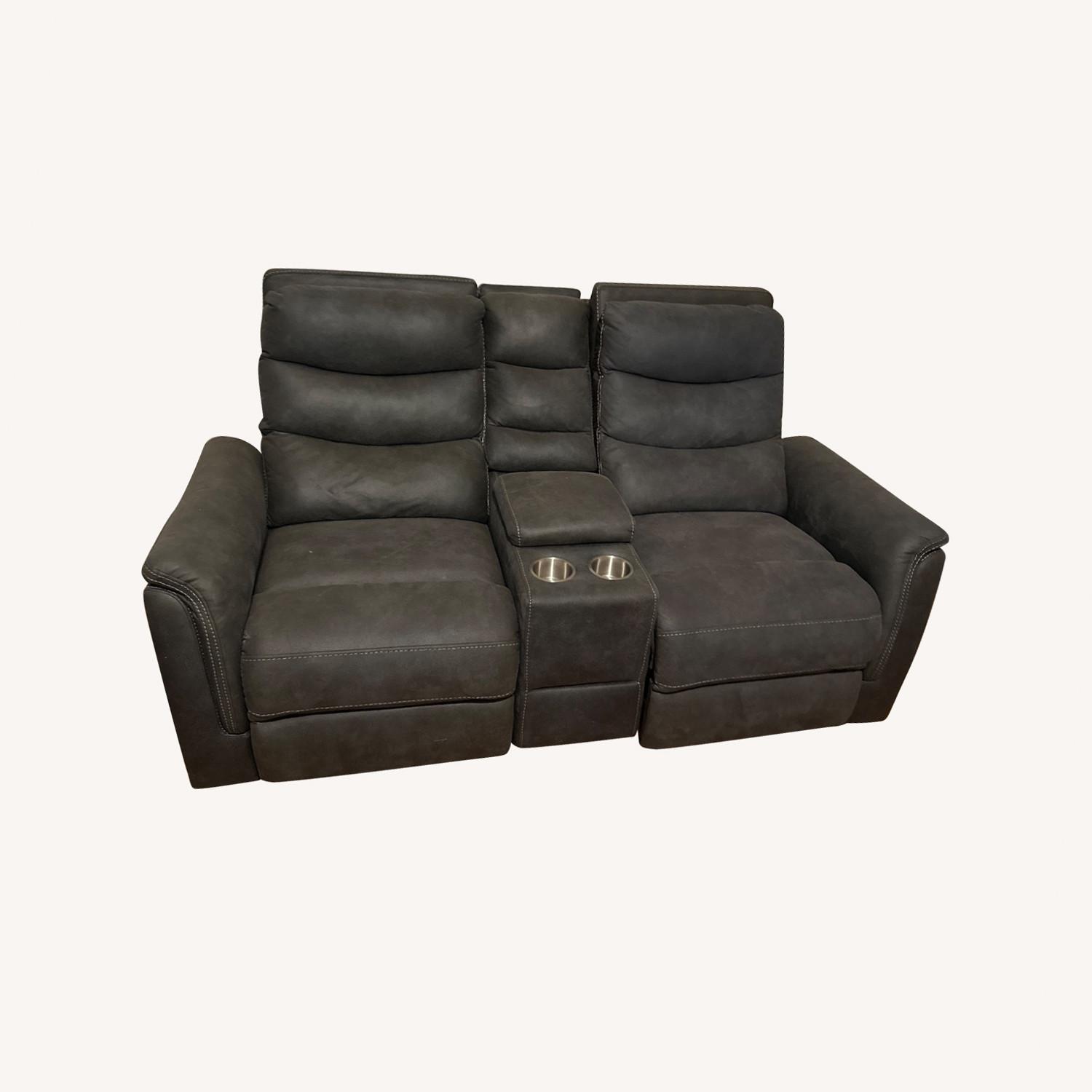 Grey 2 Piece Loveseat - image-0