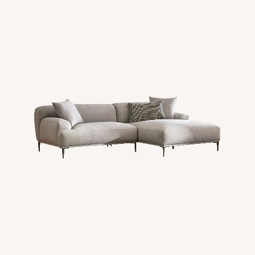 Used Article Abisko Sectional - Welsh Gray Sofa for sale on AptDeco