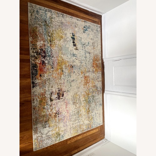 Used Large Turkish Area Rug – Colorful Rectangle for sale on AptDeco
