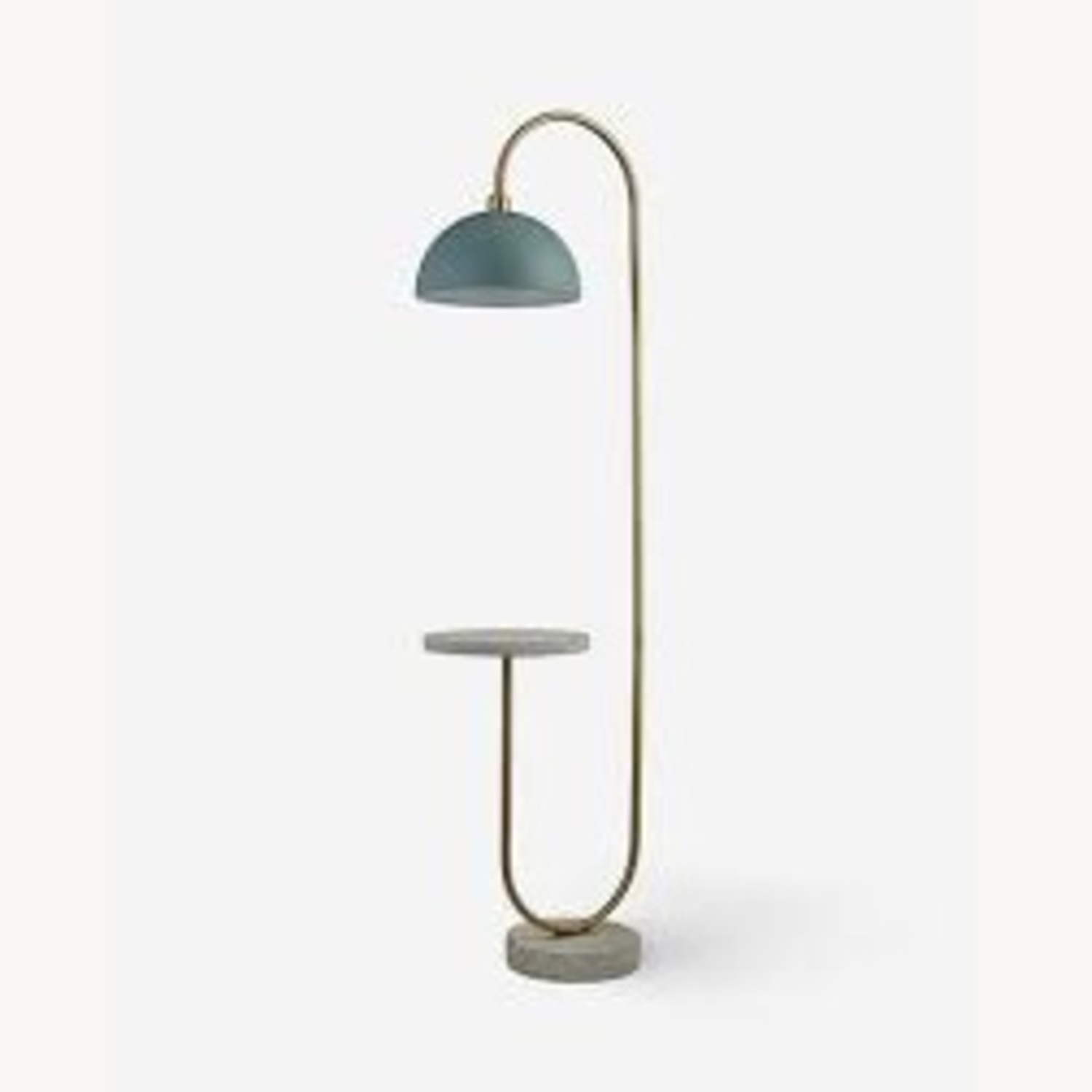 Gold and Blue Floor Lamp - image-4