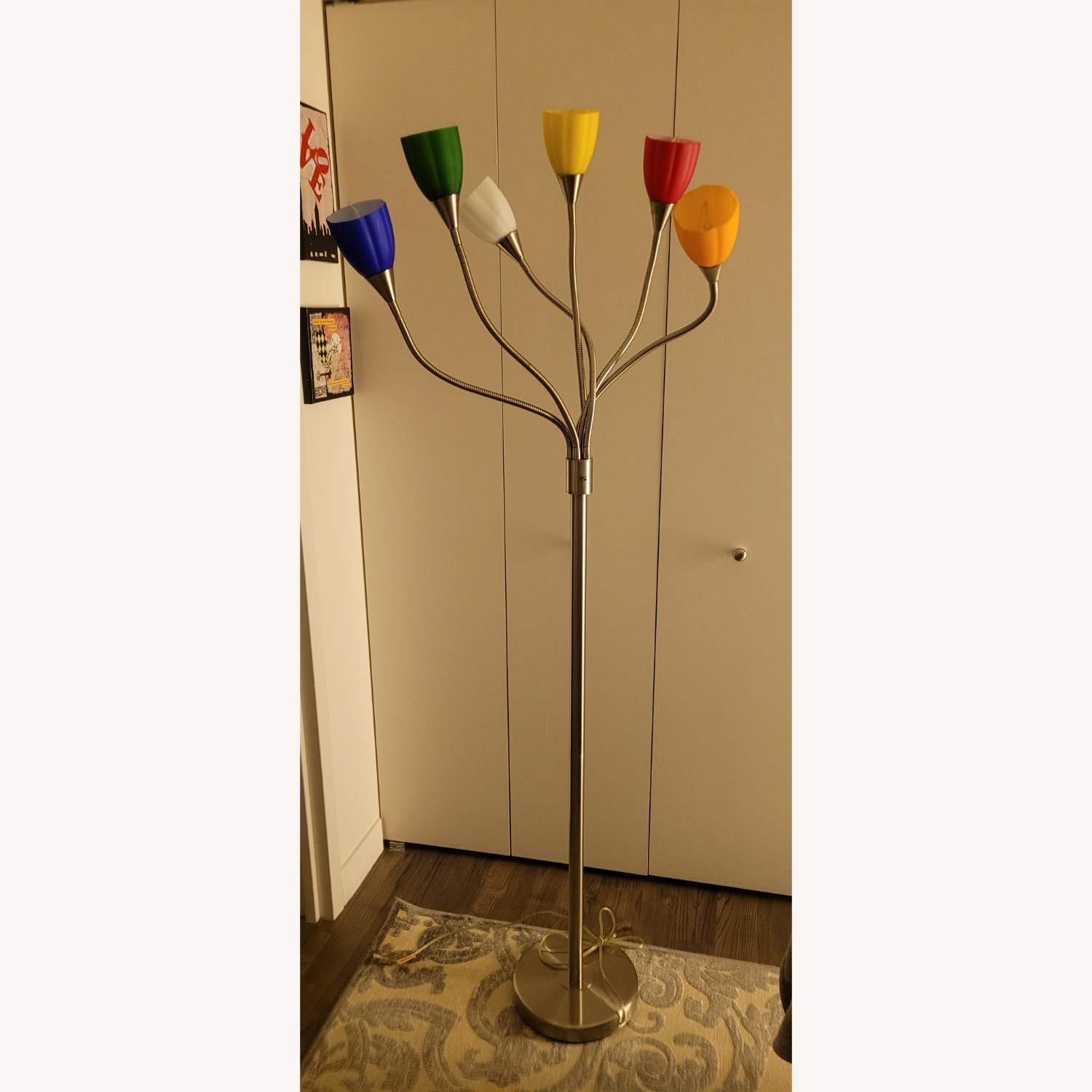 Stainless Steel Multi Color Medusa Lamp - image-1