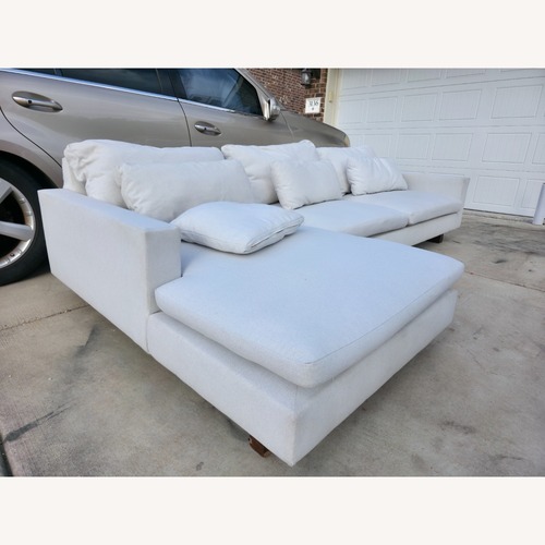 Used West Elm White Harmony Sectional  for sale on AptDeco