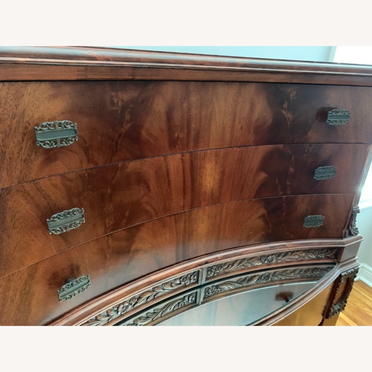 Vintage Williamsport Mahogany Hightop Dresser - image-6