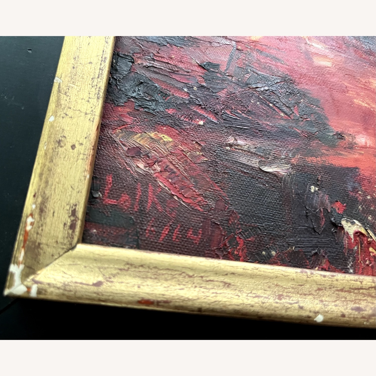 Mid Century Abstracted Landscape Painting - image-4