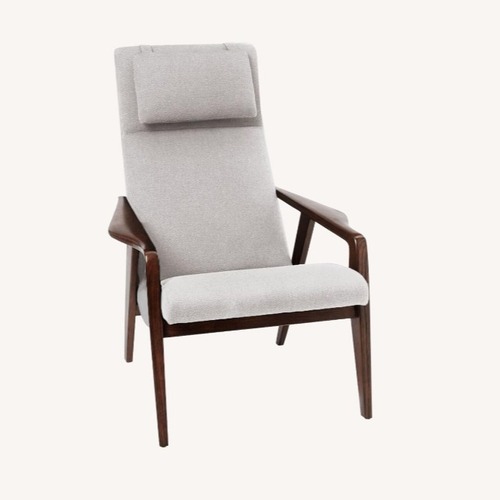 Used West Elm Contour Mid-Century Chair & Ottoman for sale on AptDeco