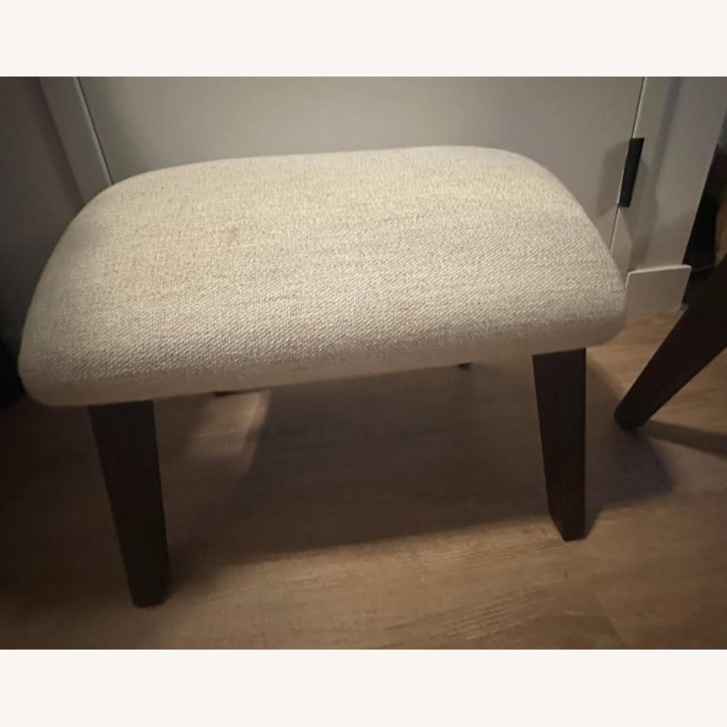 West Elm Contour Mid-Century Chair & Ottoman - image-5