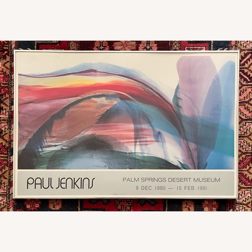 Used Vintage Paul Jenkins Museum Exhibition 1980 for sale on AptDeco