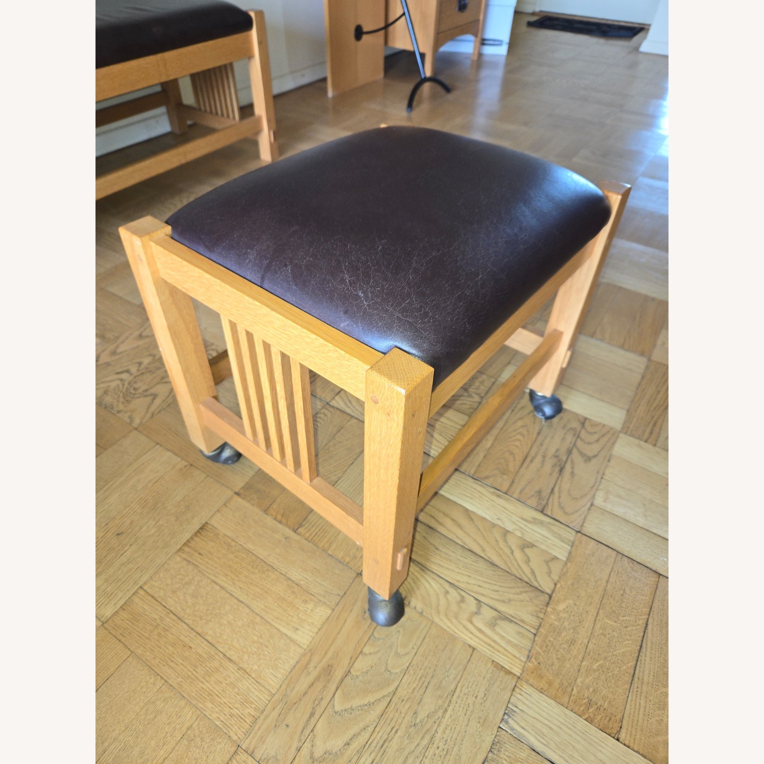Stickley Mission Stool - image-4