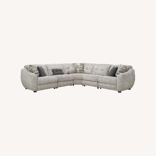 Used Carson 5-pc. Dual Power Reclining Sectional for sale on AptDeco
