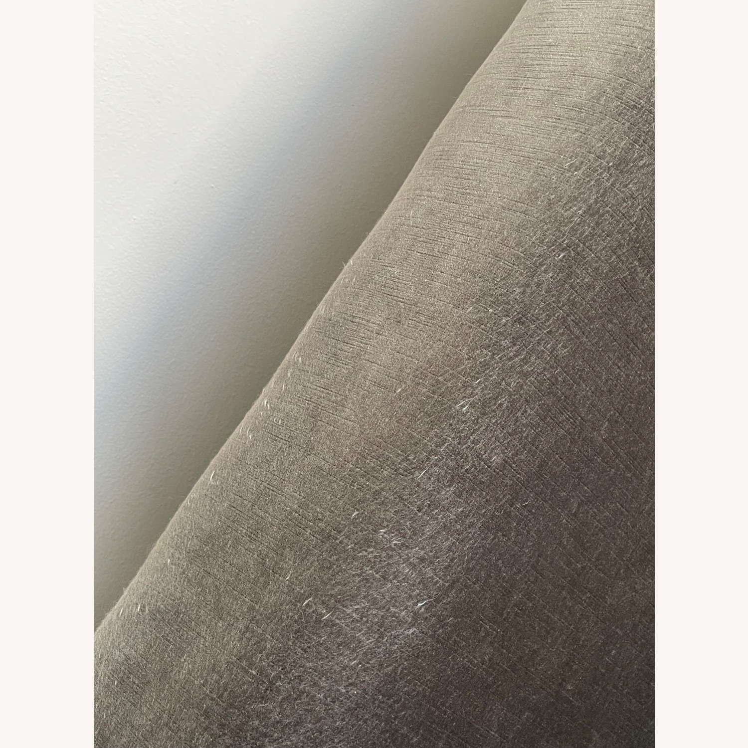 ABC Sectional Dark Gray Cotton Velvet - image-5
