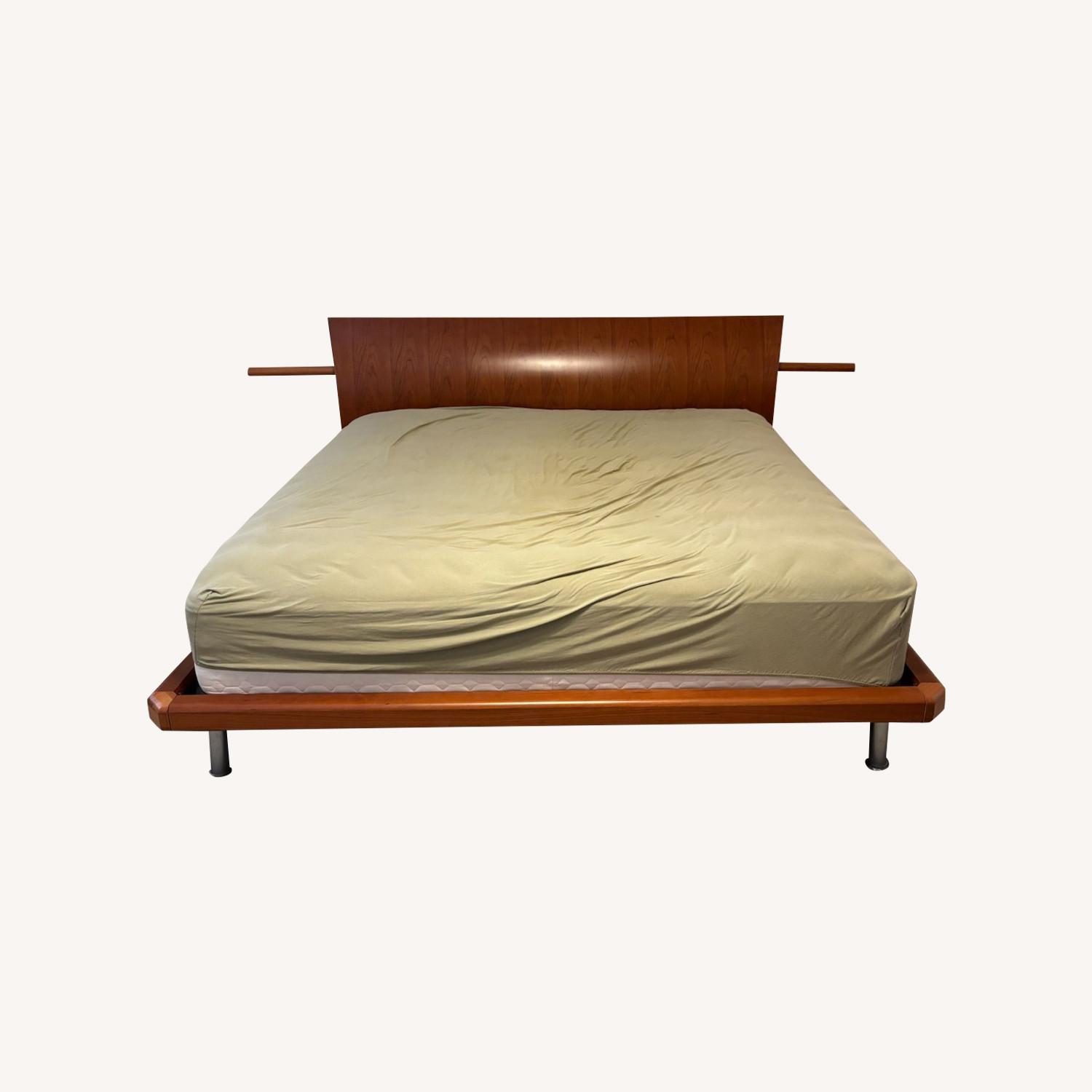 Cali King Platform Bed - Cherrywood - image-0