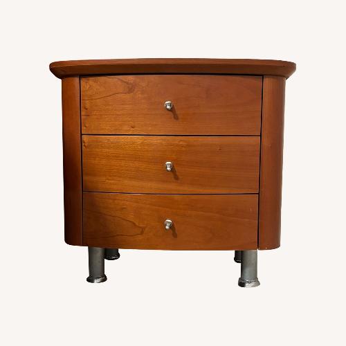 Used SKANDINAVIA Cherrywood Bedstands (2) for sale on AptDeco