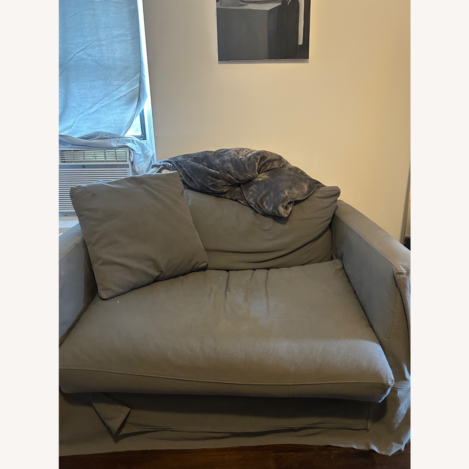 Crate & Barrel Sleeper Couch 1 Seater - image-2