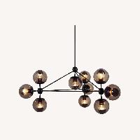 Modo Chandelier 3 Sided, 10 Globes