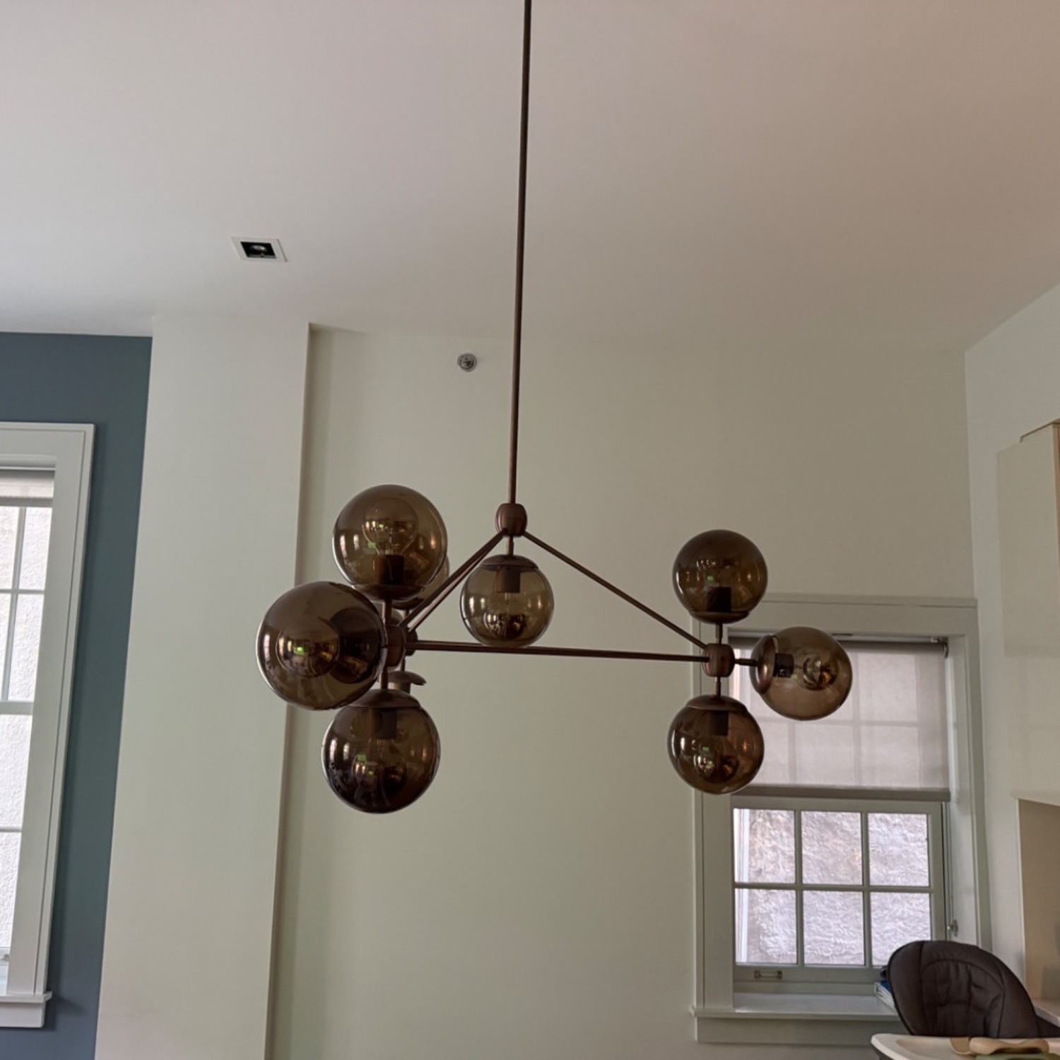 Modo Chandelier 3 Sided, 10 Globes - image-3