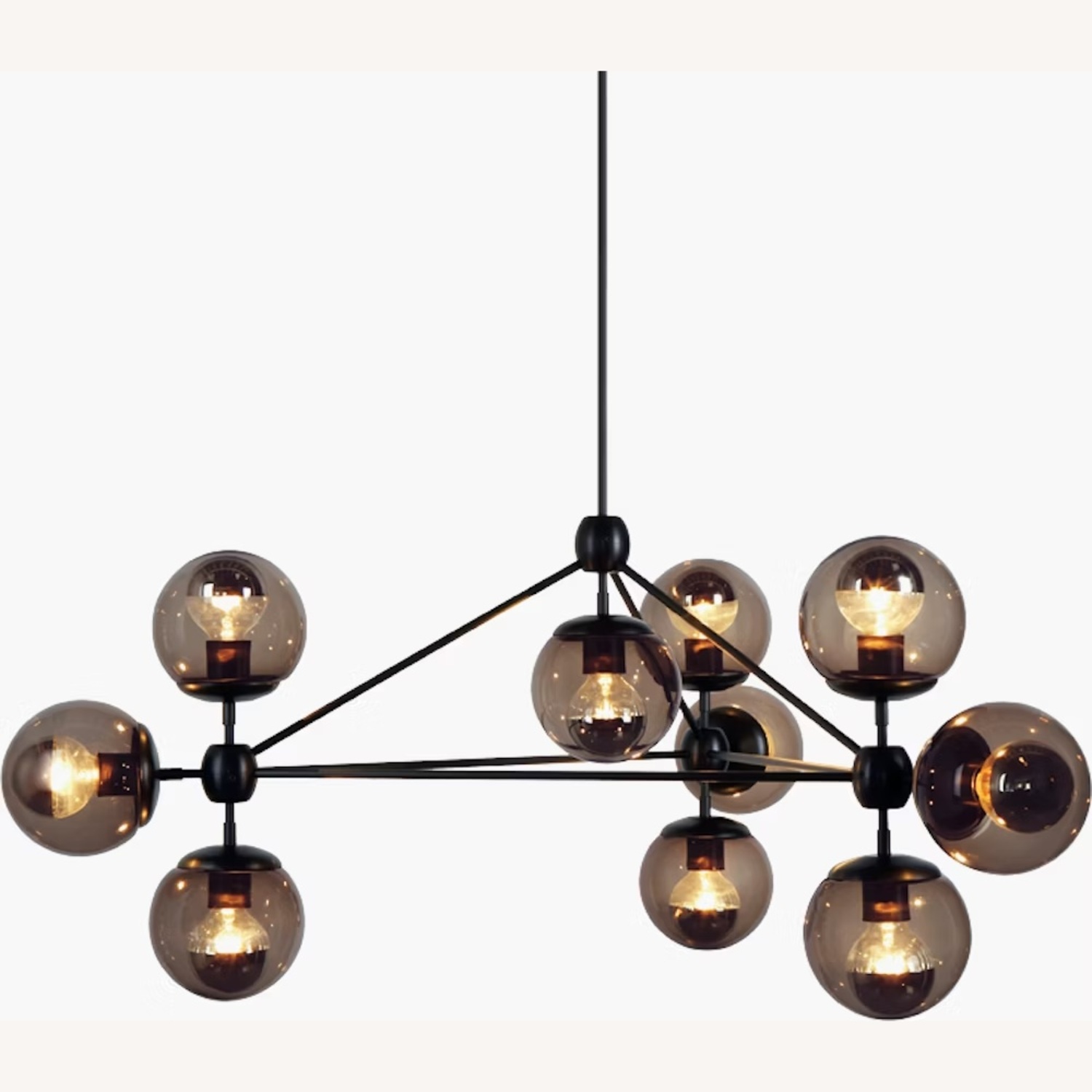 Modo Chandelier 3 Sided, 10 Globes - image-4