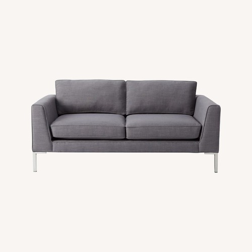 Used West Elm Loveseat Granite Twill for sale on AptDeco
