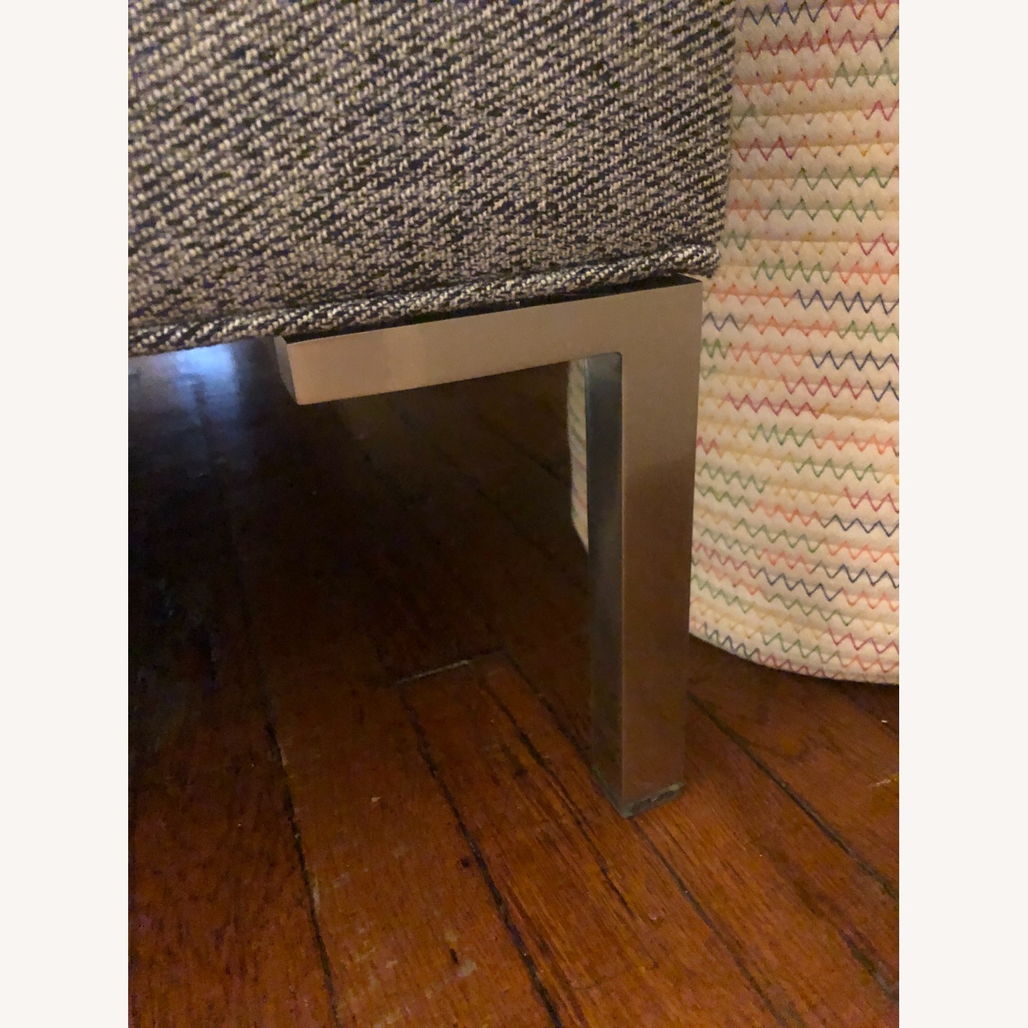 West Elm Loveseat Granite Twill - image-3