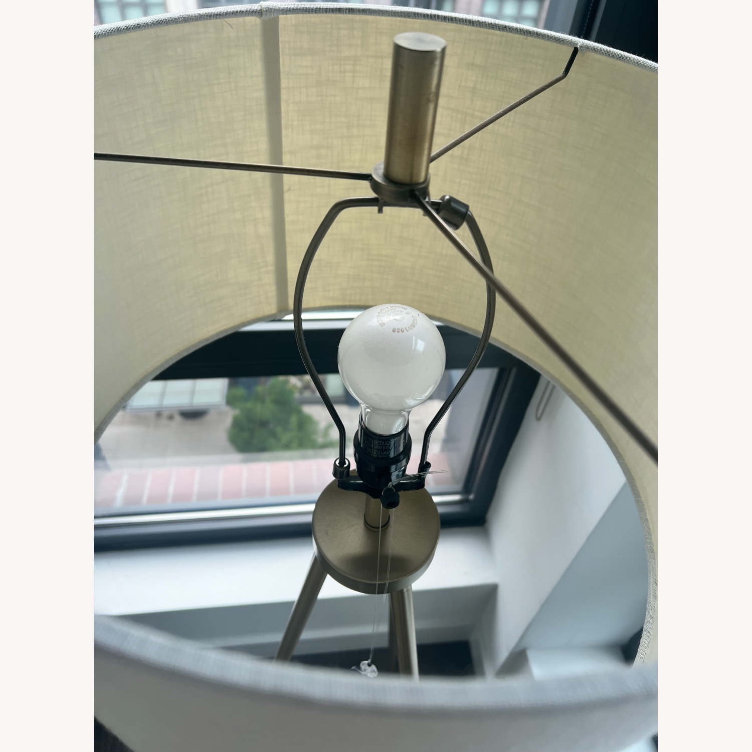 Ellis Tripod Floor Lamp Brass/White - Project 62™ - image-3