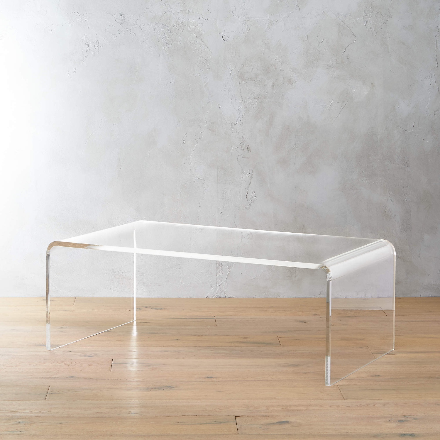 CB2 Peekaboo Acrylic Coffee Table 38" - image-4