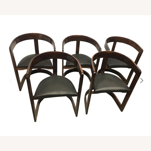 Used Postmodern Chairs in the Style of Scarpa- Set of 5 for sale on AptDeco