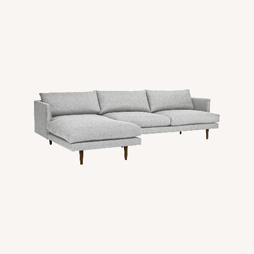Used Burrard 112" Left Sectional - Seasalt Gray for sale on AptDeco