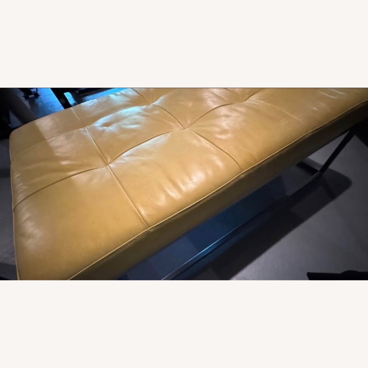 Custom Oversized Leather Ottoman - image-4