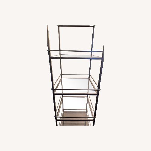 Used Amhold Glass Dining Cabinet – Sleek & Modern for sale on AptDeco