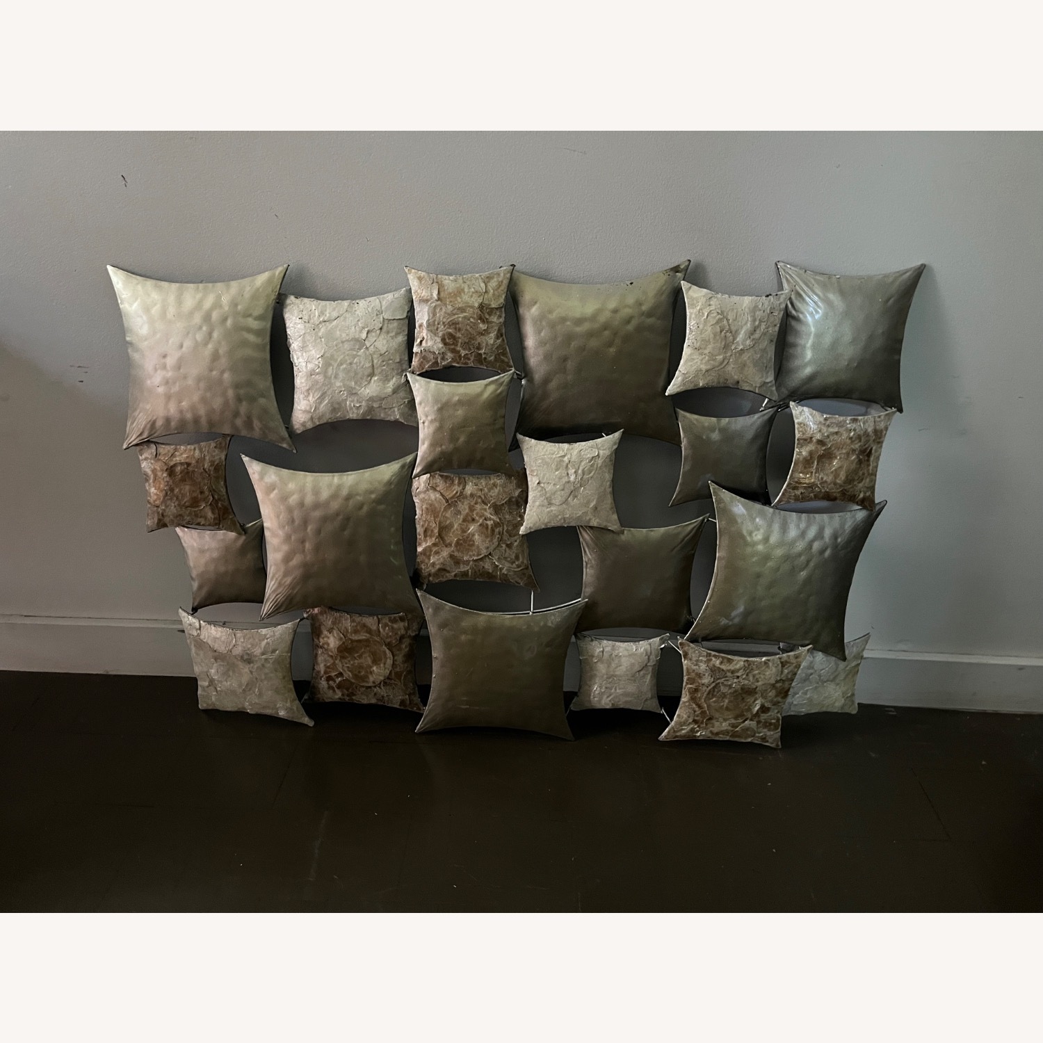 Metal Wall Sculpture Geometric Forms - image-2