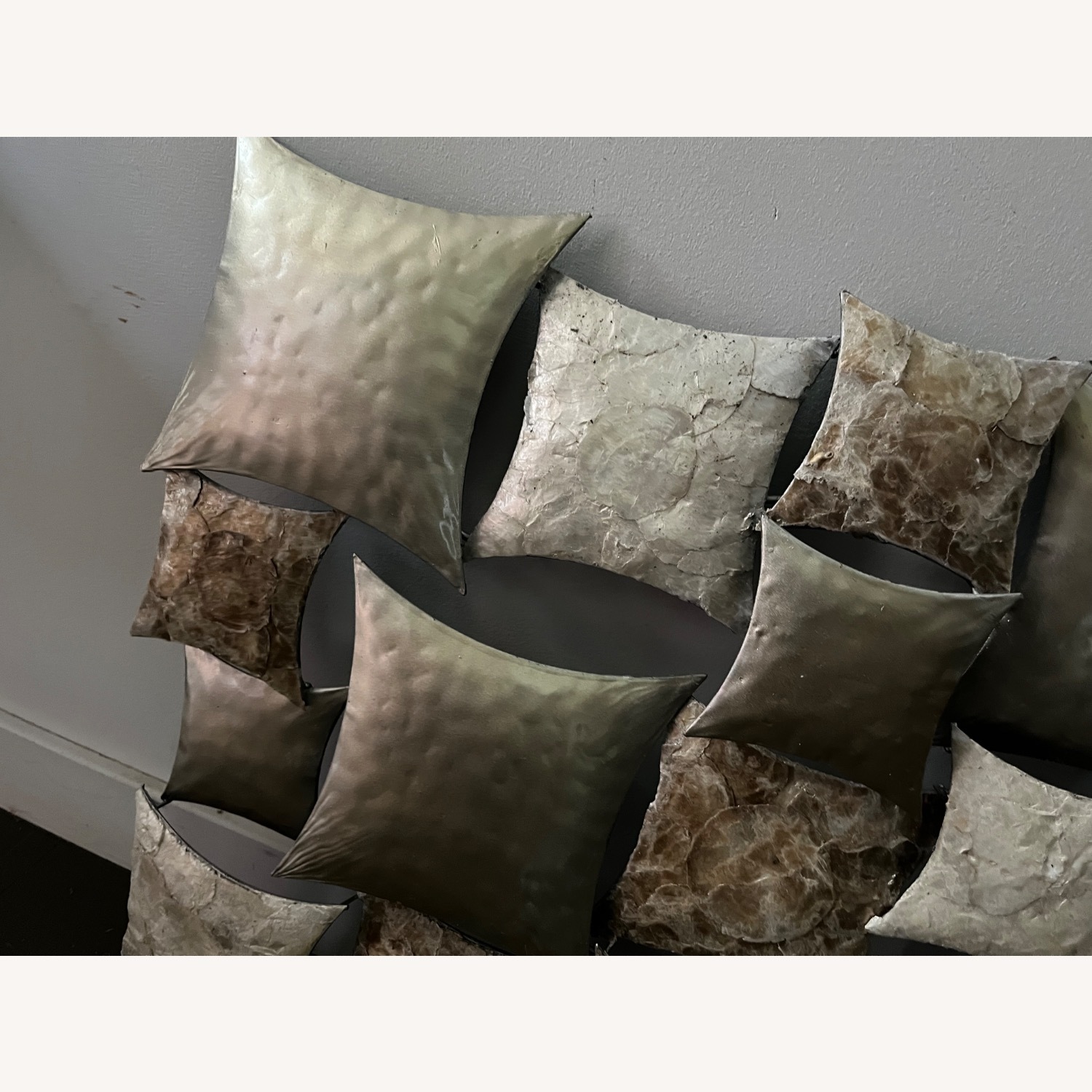 Metal Wall Sculpture Geometric Forms - image-4
