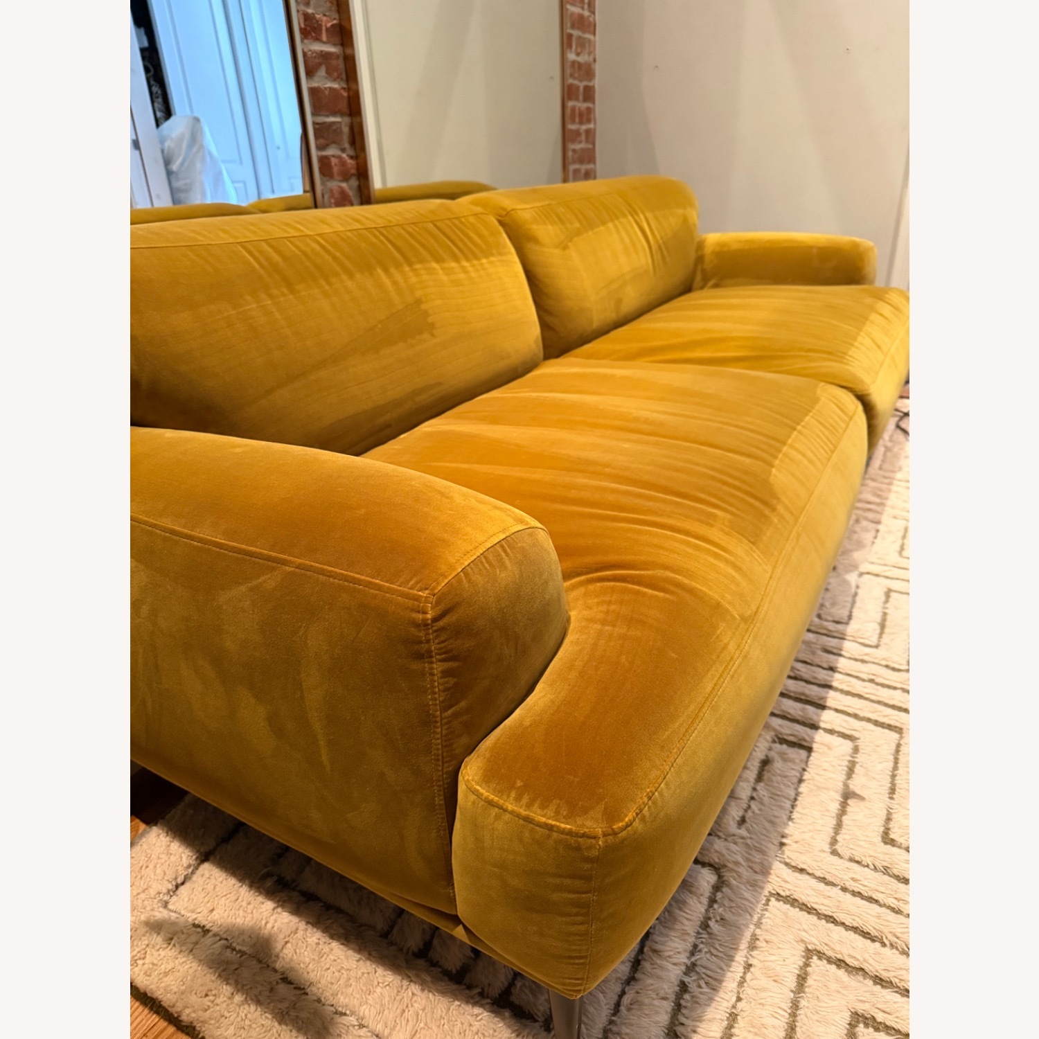 Article Abisko Yarrow Gold Velvet Sofa - image-2