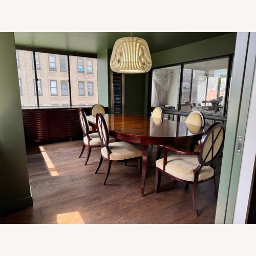 Used Babra Barry Baker Oval Dining Table for sale on AptDeco