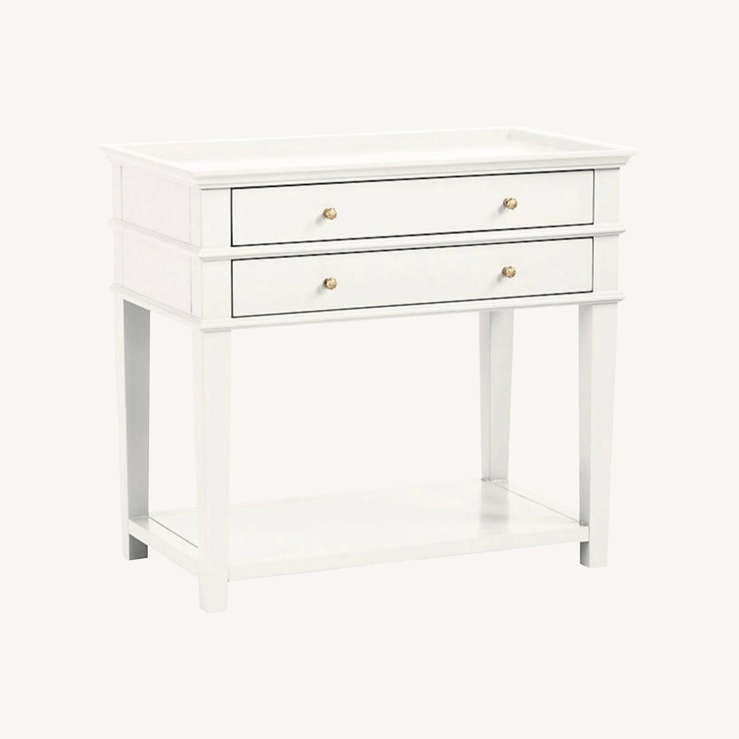 Ballard Grace 2 Drawer Nightstand in White - image-0