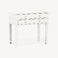 Ballard Grace 2 Drawer Nightstand in White