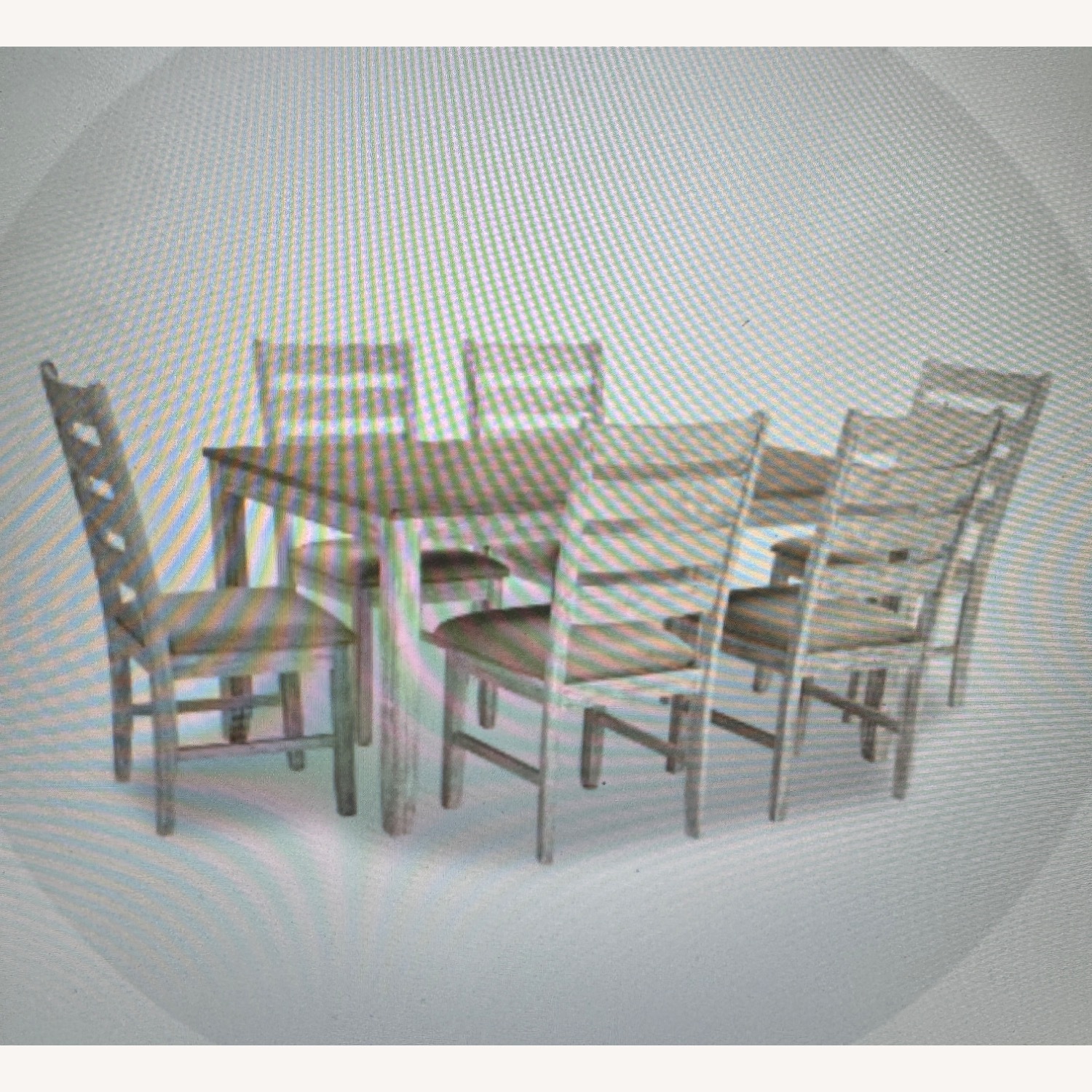 Dining Table Set / 6 Chairs - AptDeco