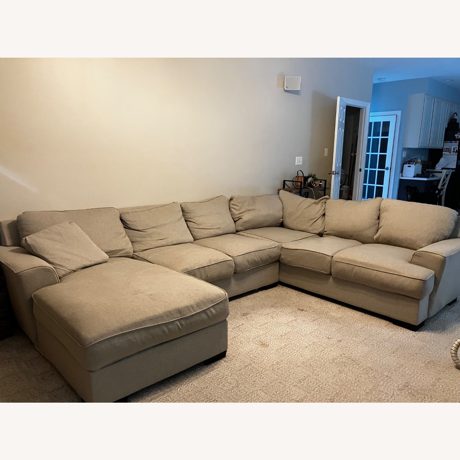 Ainsley 3-Pc. Fabric Chaise Sectional  - image-1