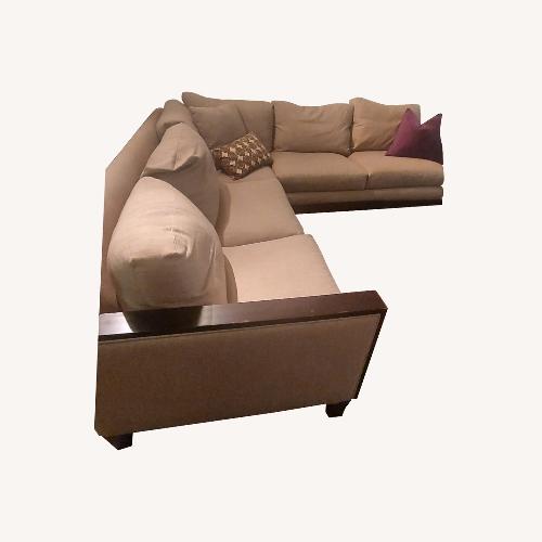 Used Tan Sectional  for sale on AptDeco