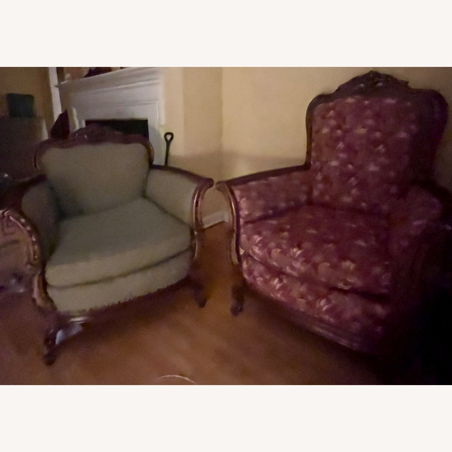 Green Victorian Parlor Chair – Downton Abbey Grace - image-2