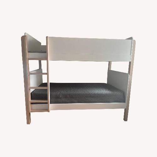 Used Crate & Barrel Babyletto TipToe Wood Kids Bunk Bed for sale on AptDeco